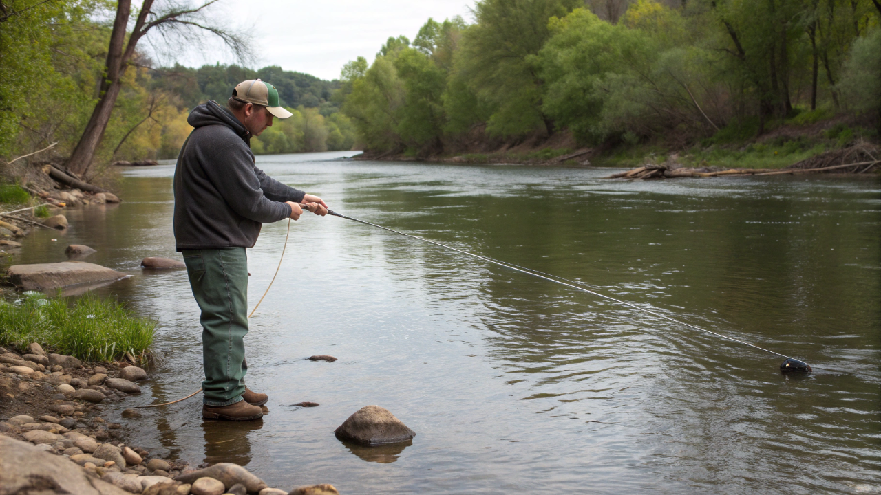 Essa corda com ímã tirou uma fortuna do fundo do rio