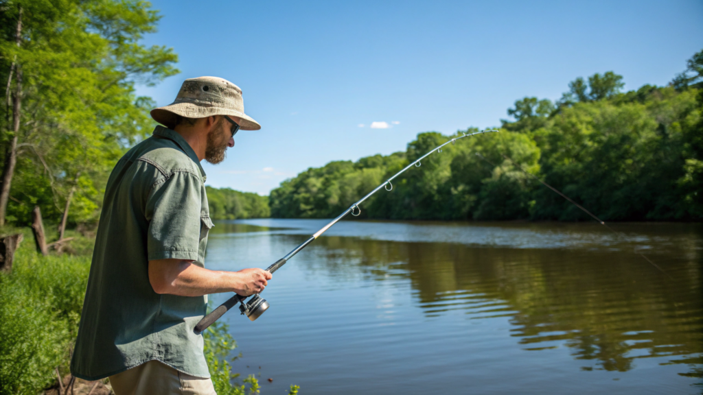 Homem pesca peixe-jacaré de 70 kg e 2,1 metros e impressiona pescadores