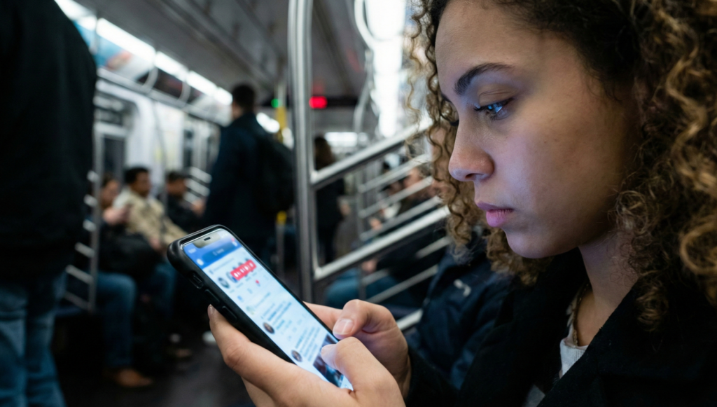 Uma pequena verificada no celular pode se tornar horas preso a tela