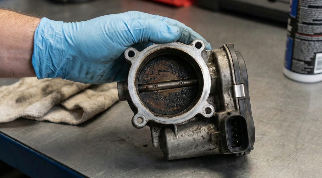 Corpo de borboleta sujo pode ser um dos motivos das falhas do carro