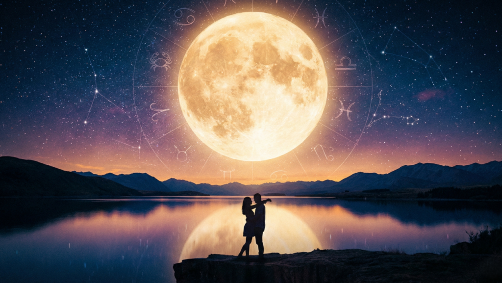 Esses 3 signos podem encontrar um grande amor nesta fase de Lua Cheia