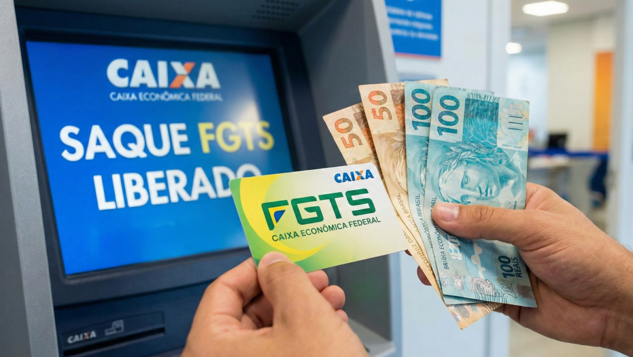 Dinheiro retido nas contas do FGTS entre 2022 e 2025 foram liberados