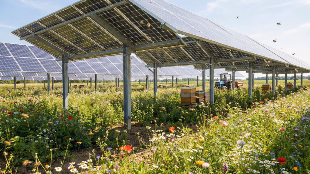 Instalar painéis solares em fazendas gerou um efeito inesperado na natureza