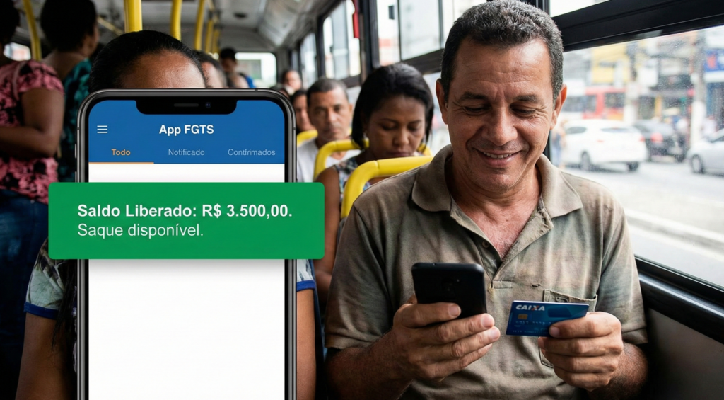 Saldo retido do FGTS em 2026 começa a ser pago e beneficia mais de 14 milhões de brasileiros