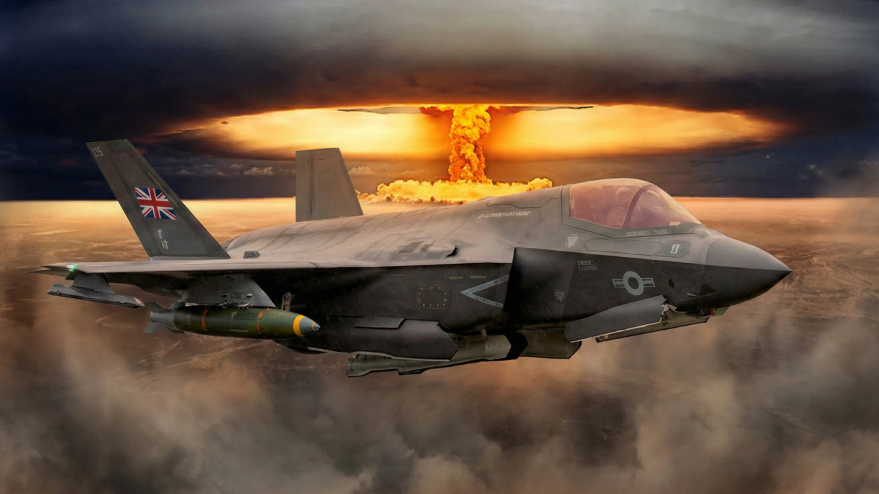 Reino Unido equipou caças F-35A com ogivas de capacidade nuclear em meio as tensões mundiais