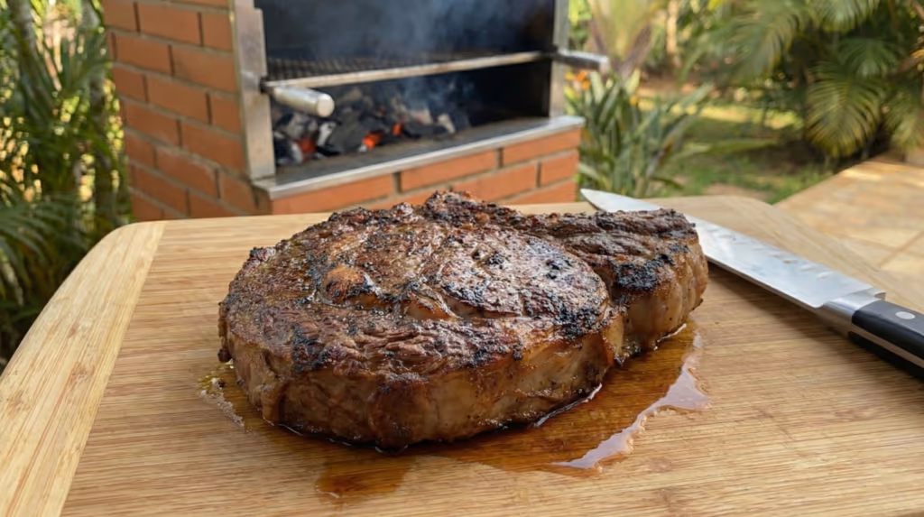 Por que deixar a carne descansar depois do fogo faz tanta diferença no churrasco