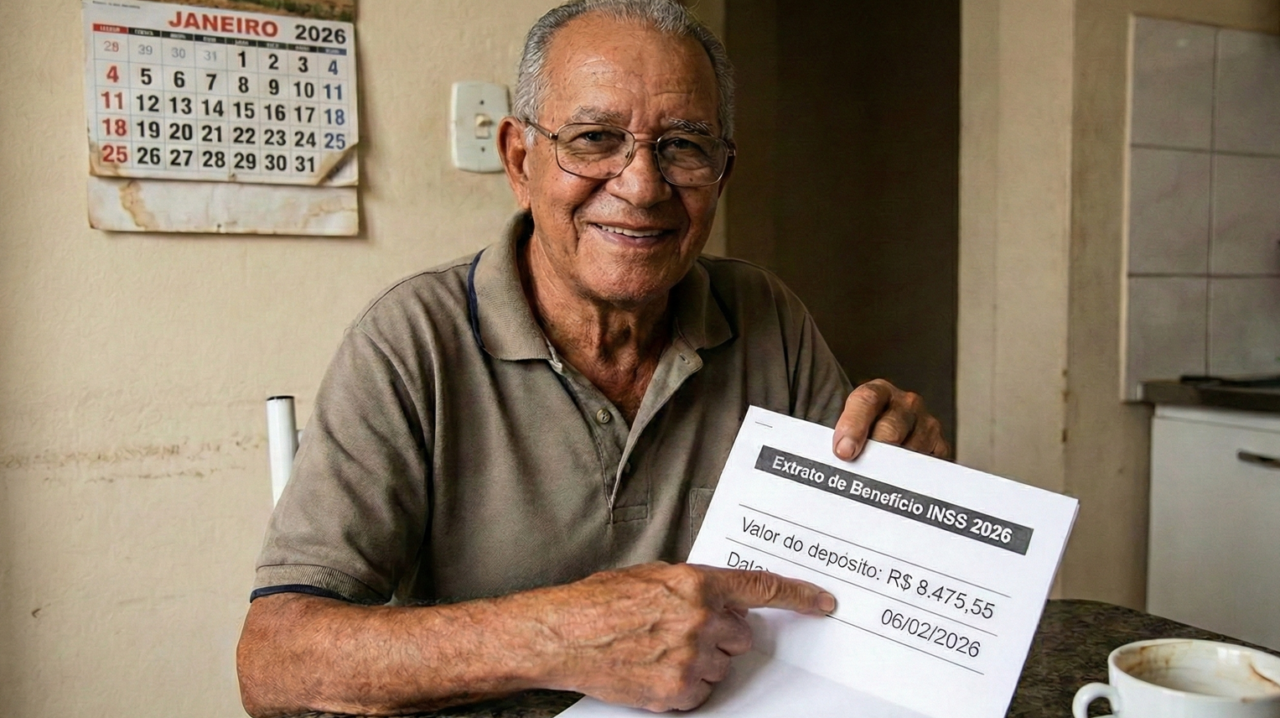 Benefícios do INSS em 2026 liberam pagamentos de até R$ 8.475,55 até 6 de fevereiro