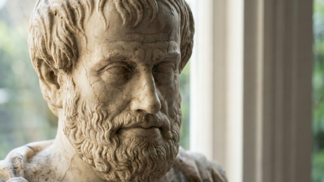 O que Aristóteles ensinava sobre viver bem mesmo em dias difíceis e sem alegria