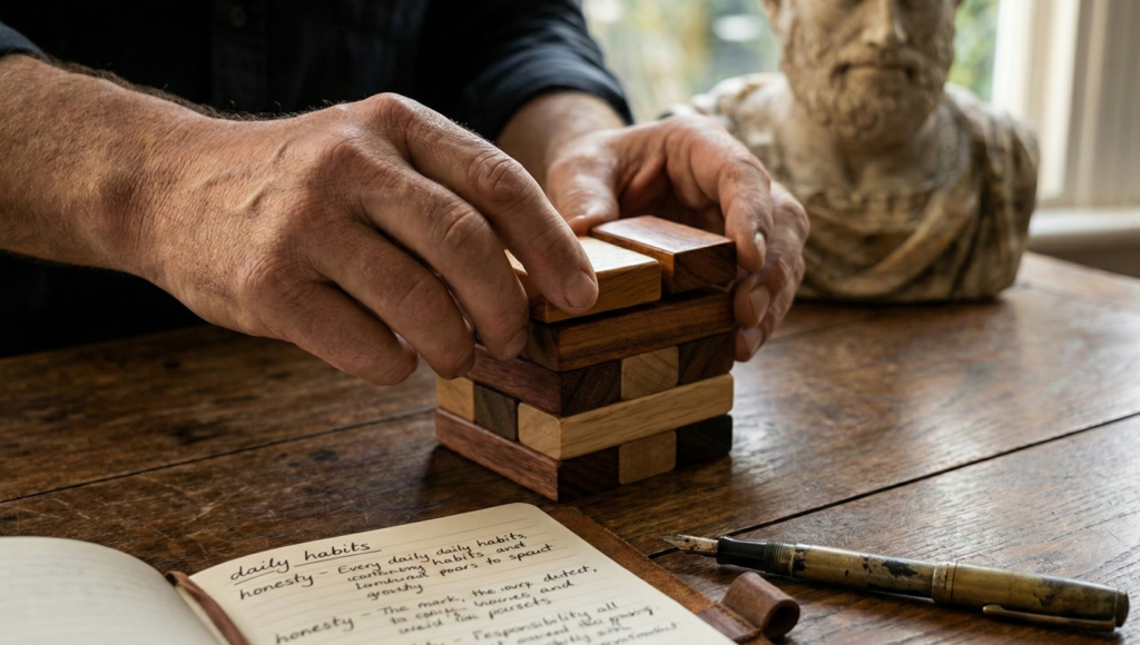 A construção de caráter se baseia mais em pequenas decisões diárias