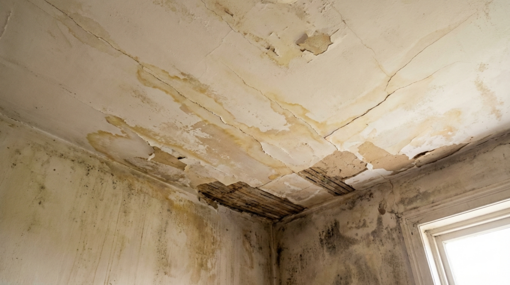 O forro de gesso possui alguns problemas que são sanados com a troca pelo forro cimentício