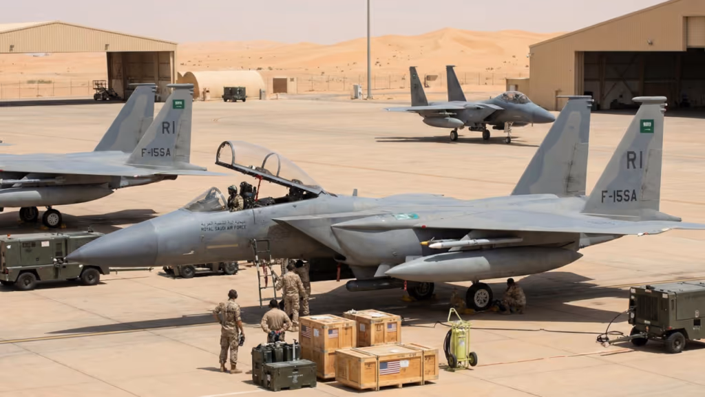 Estados Unidos autorizam pacote de US$ 3 bilhões para sustentar caças F-15 da Arábia Saudita