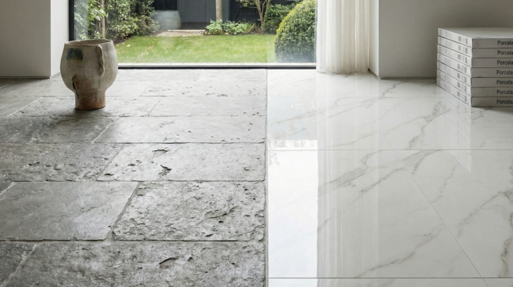 Novas construções evitam porcelanato e procuram pisos com mais textura e naturalidade