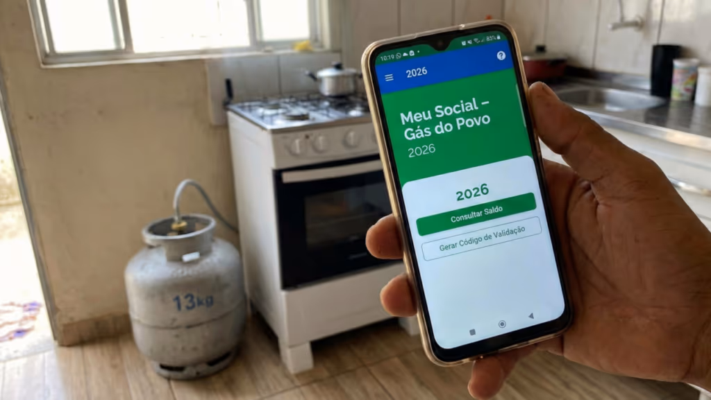 Gás do Povo garante botijão gratuito em 2026 e consulta é feita direto no aplicativo