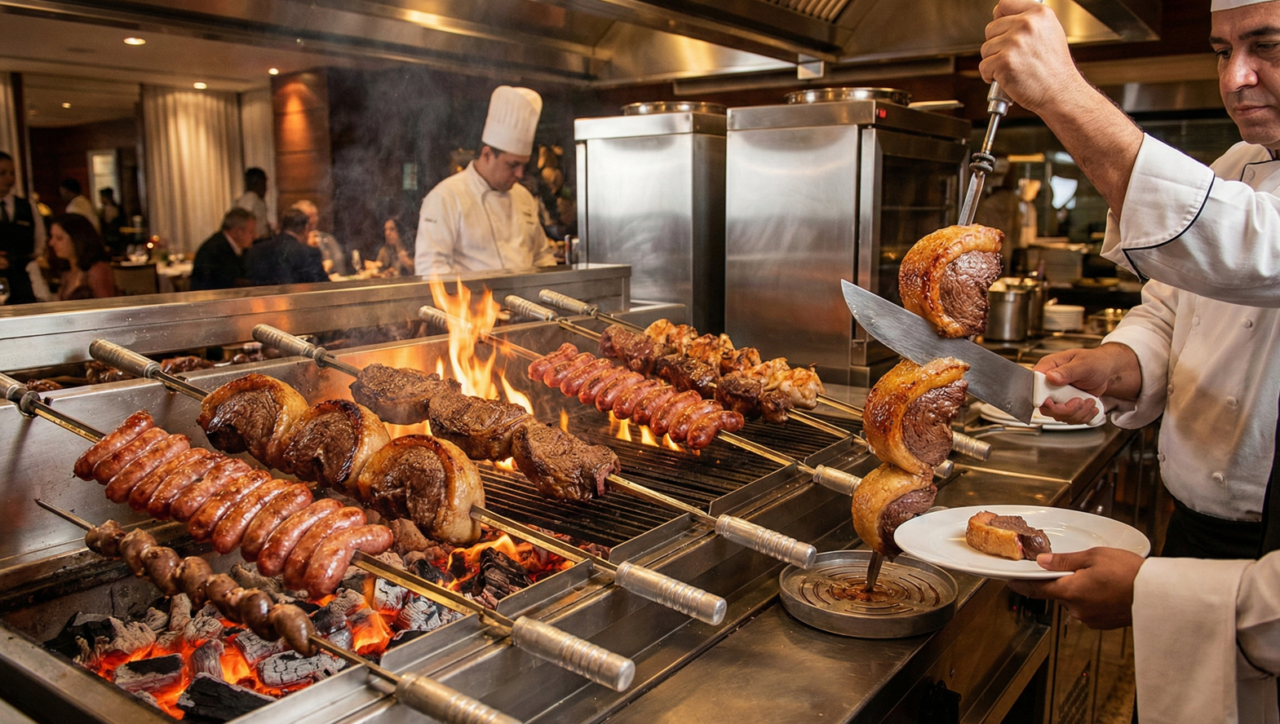 Por que churrascarias conseguem maciez que você não replica em casa