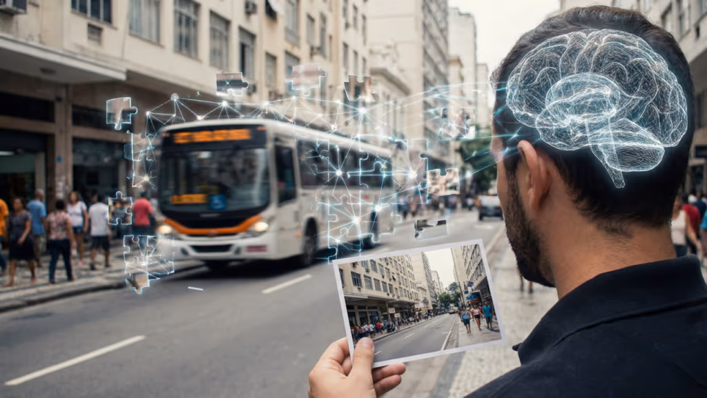 A forma silenciosa como a mente humana reconstrói o mundo dentro da sua cabeça