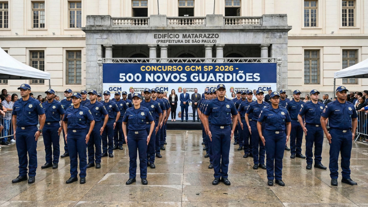 Concurso da GCM de São Paulo abre 500 vagas com salário inicial de R$ 4.127,52