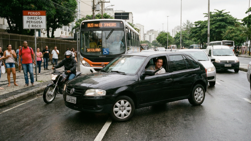 Aquilo que envolve outras pessoas em risco pode ser considerado direção perigosa
