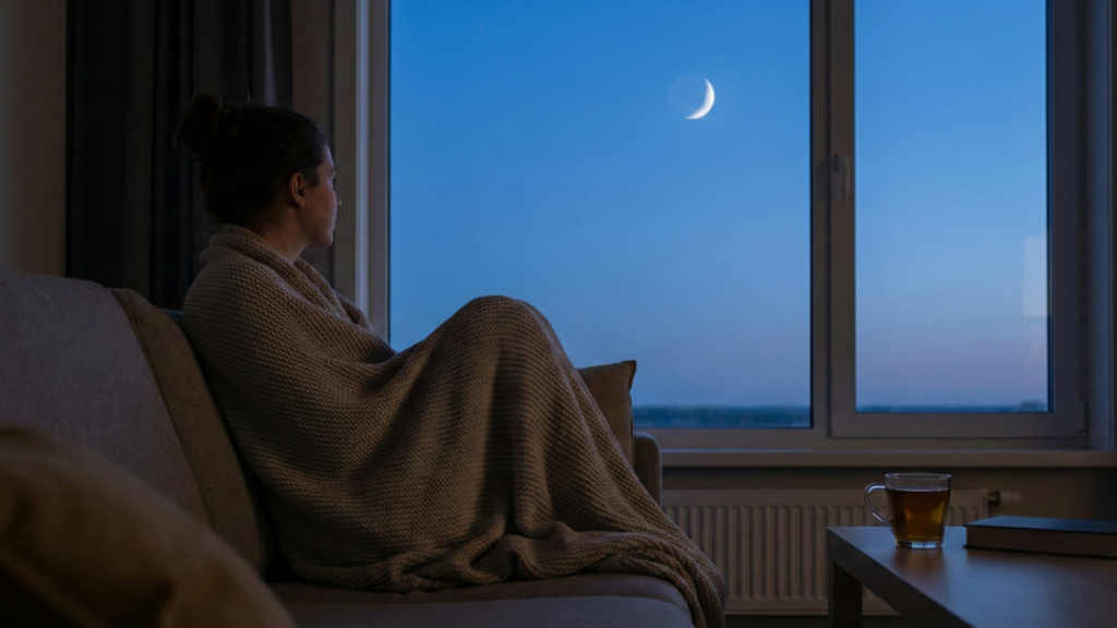 A lua minguante age como um período de "fechamento" natural