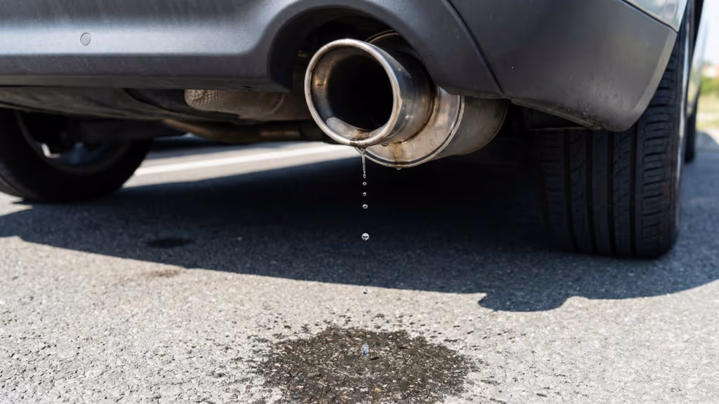 Água no escapamento do carro assusta mas nem sempre é defeito