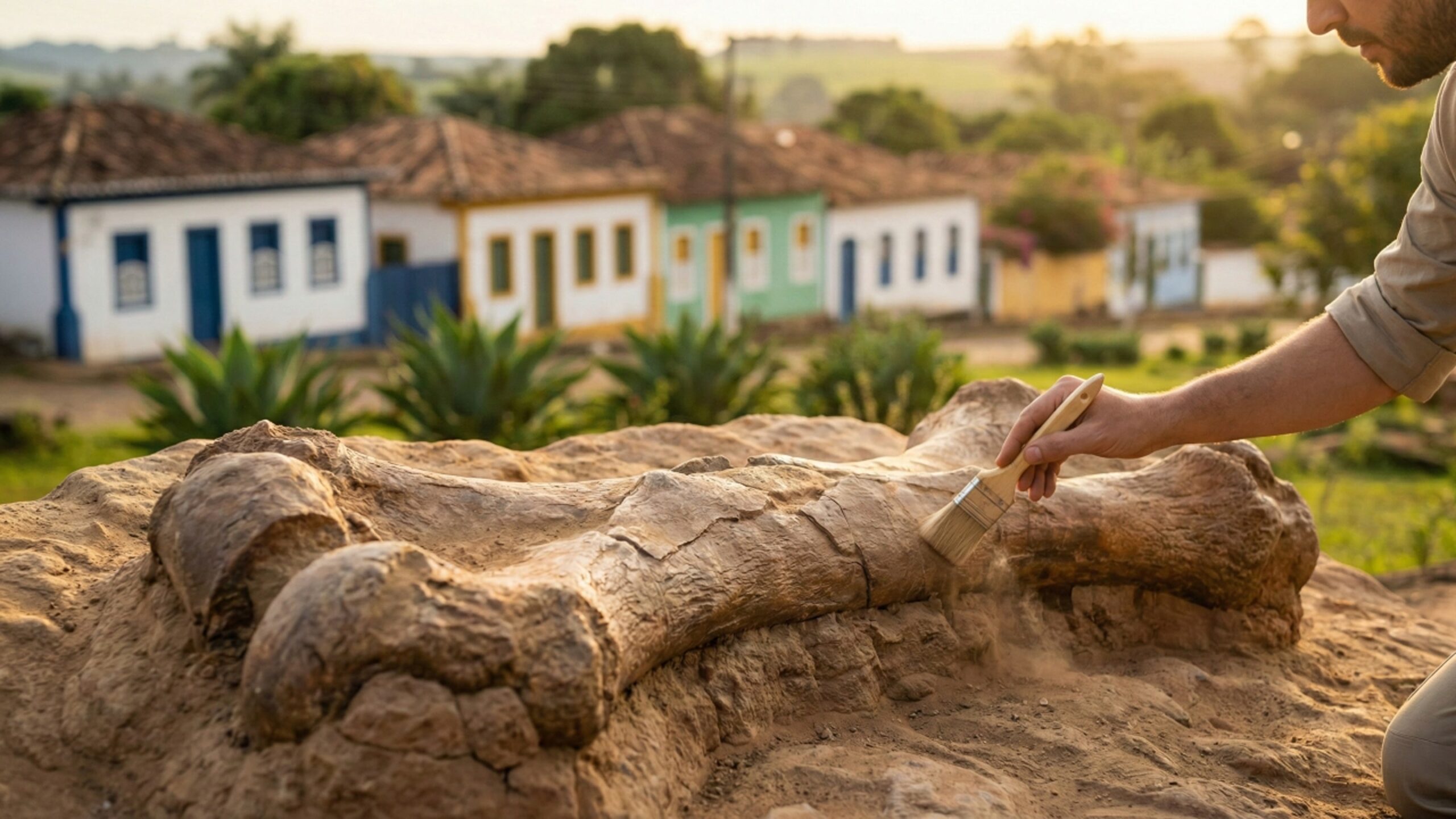 A cidade do interior de Minas Gerais que os titãs escolheram: criaturas de 27 metros no chão, 200 anos de história e o selo da UNESCO que só ela tem nas Américas