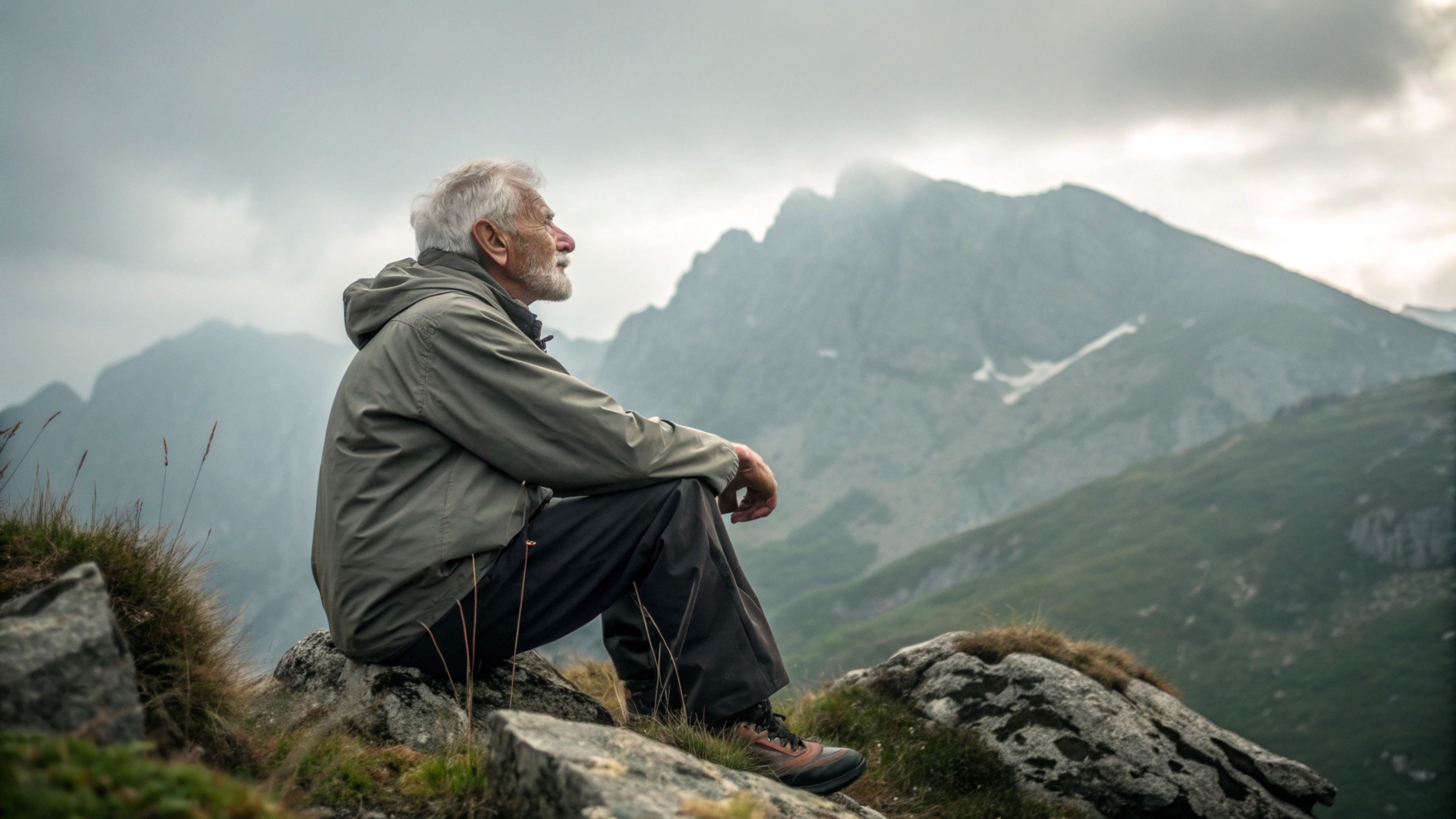 O homem de 92 anos que vive seu últimos dias sozinho em uma montanha