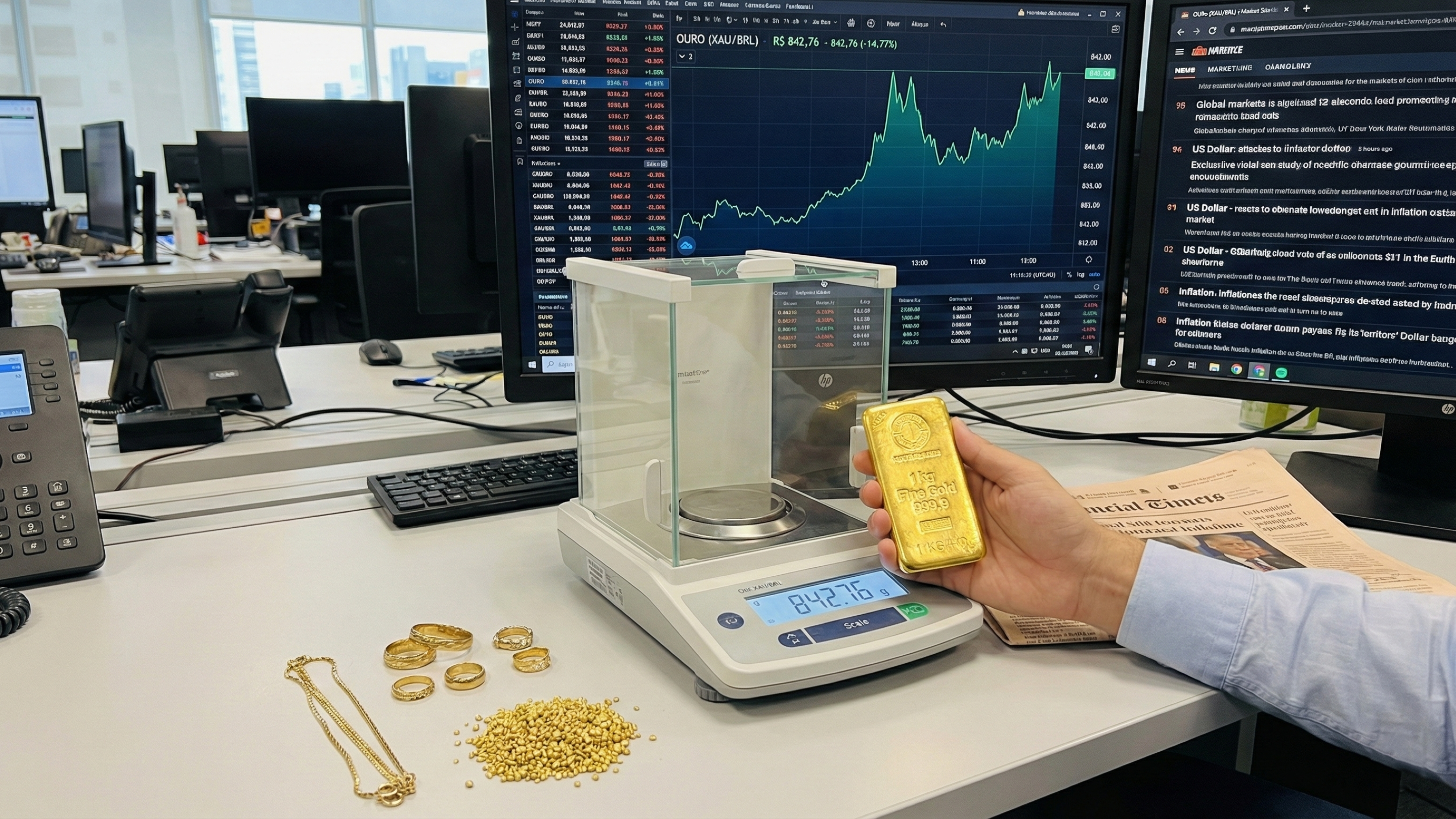 Quanto custa o ouro hoje, 12/02, no Brasil? Veja o valor atualizado e o que isso significa