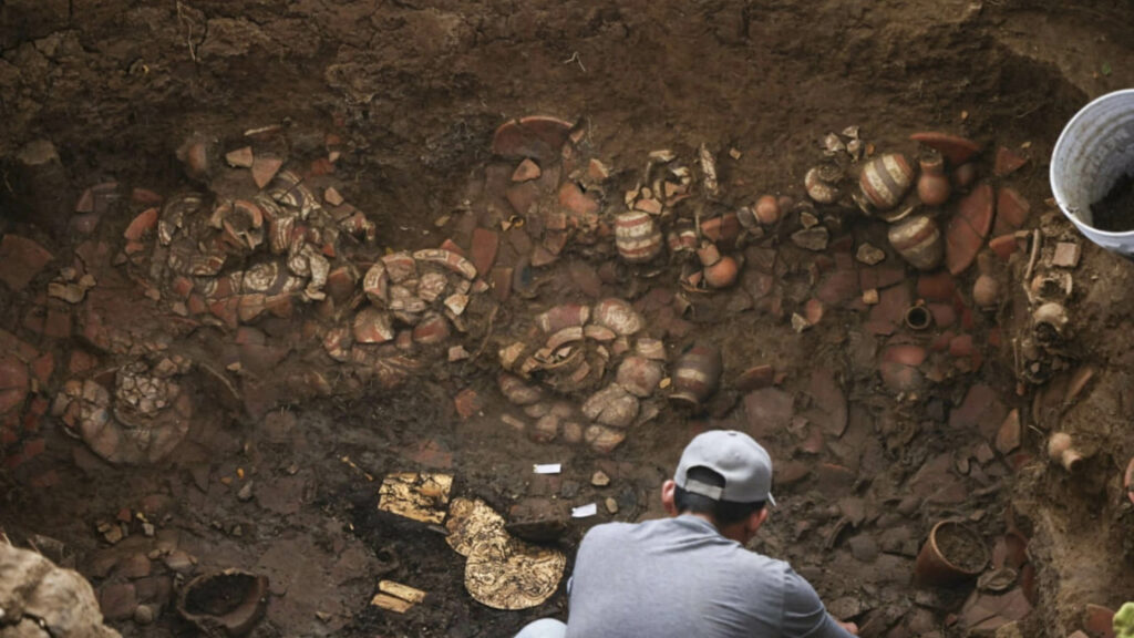 Ouro que manda depois da morte, a tumba de elite em El Caño