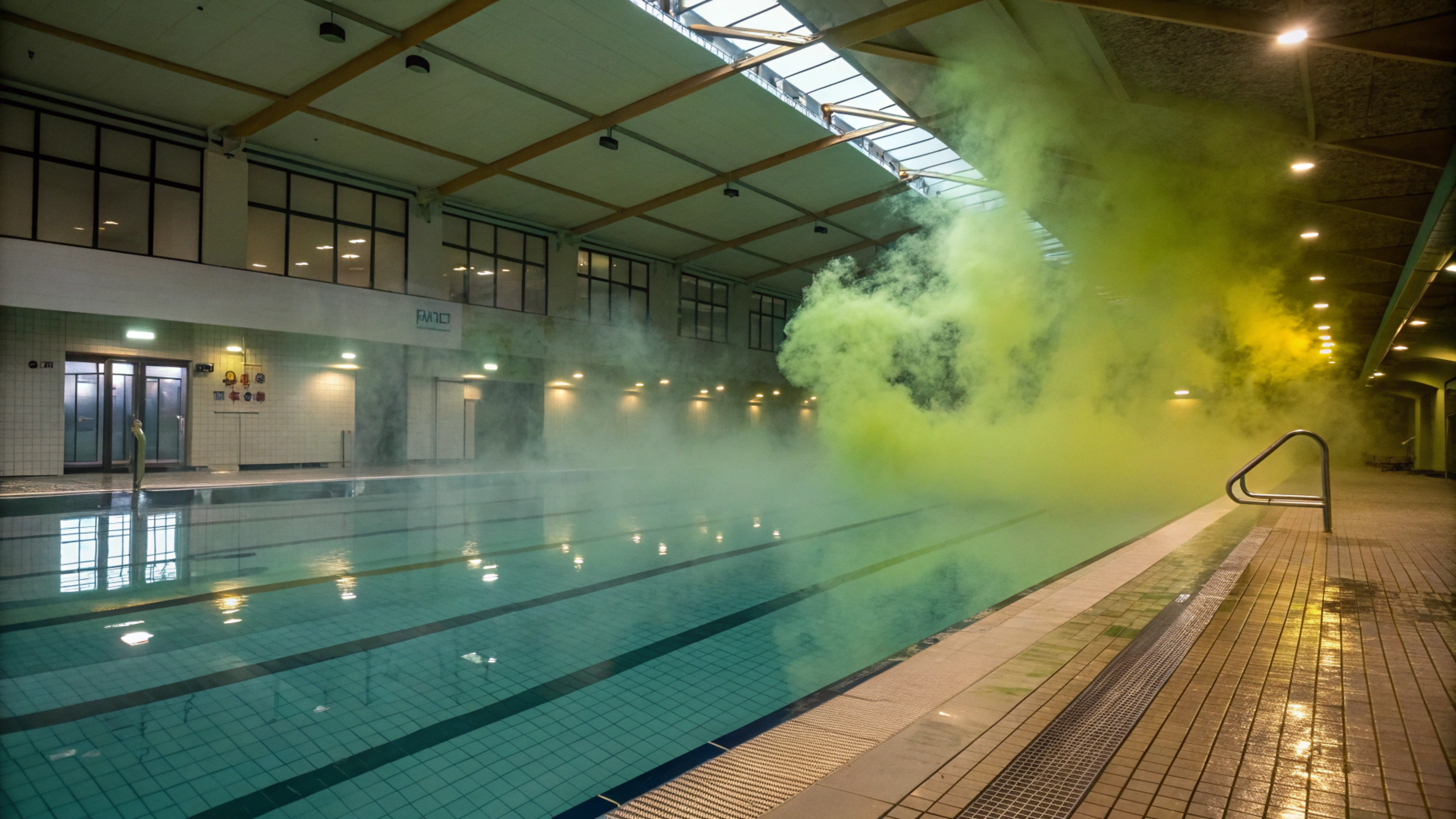 Cheiro forte de cloro na piscina não é limpeza e sim perigo