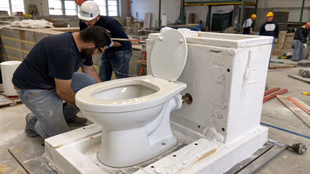 O segredo de como o seu vaso sanitário foi feito