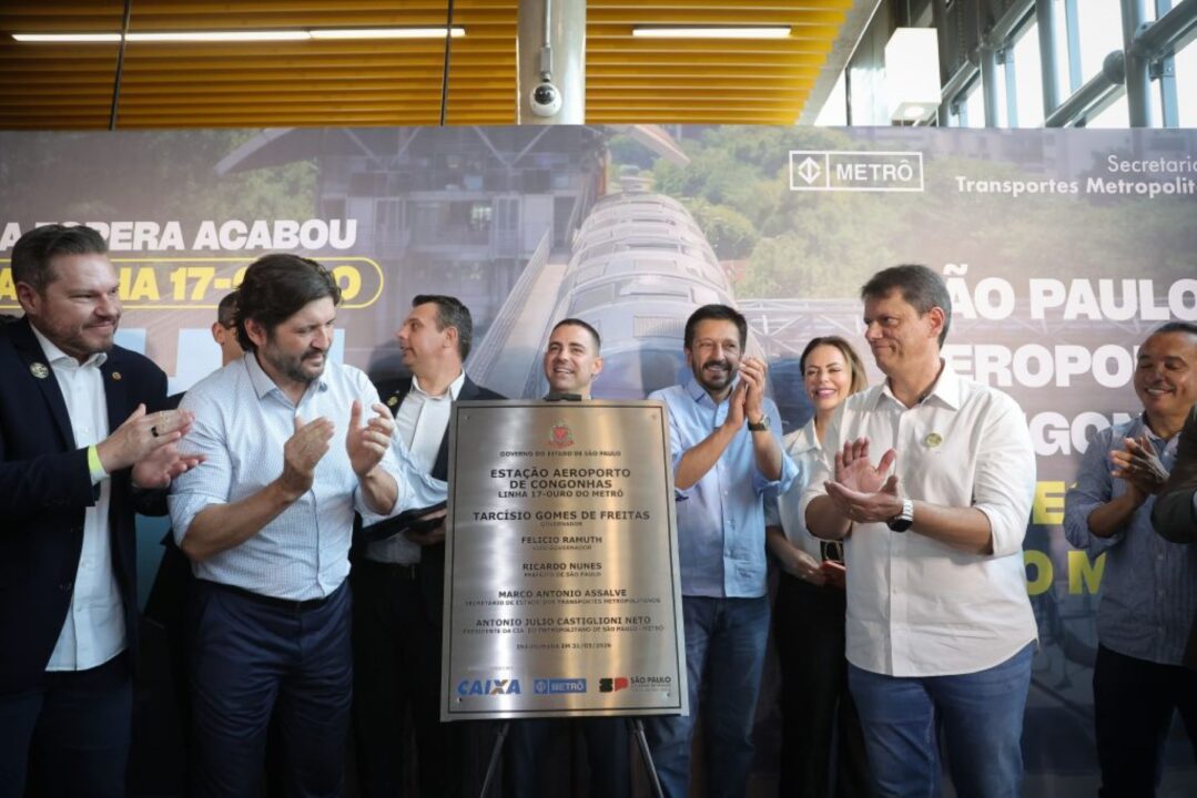 Governo de SP inaugura Linha 17-Ouro no Metrô