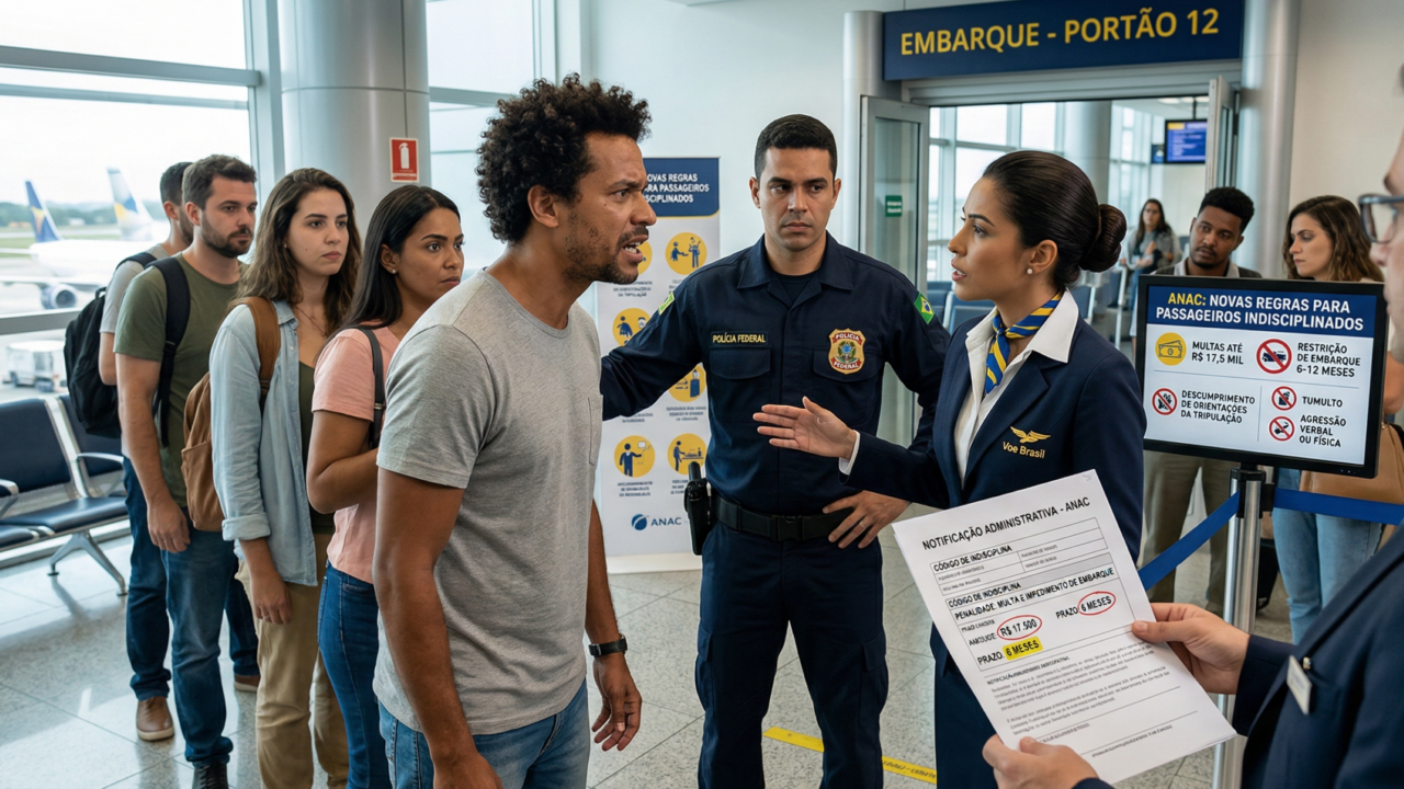 Nova regra prevê punições para pessoas que causam problemas em vôos
