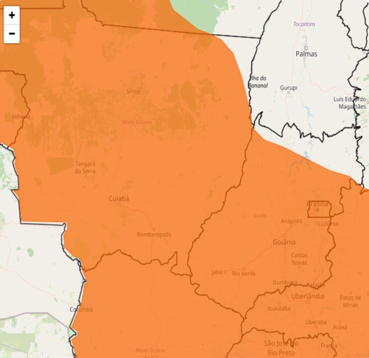 Alerta Inmet para fortes chuvas nos dias 09 e 10, veja as regiões