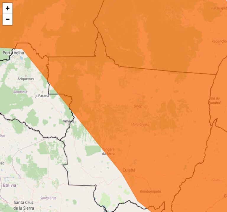 Alerta Inmet para fortes chuvas nos dias 19 e 20, veja as regiões