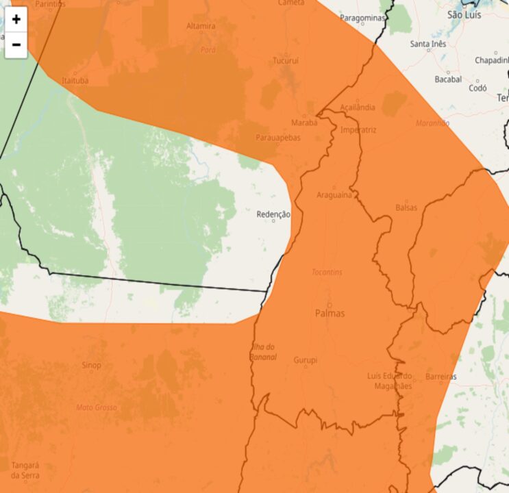 Alerta do Inmet para fortes chuvas nos dias 20 e 21, veja as regiões