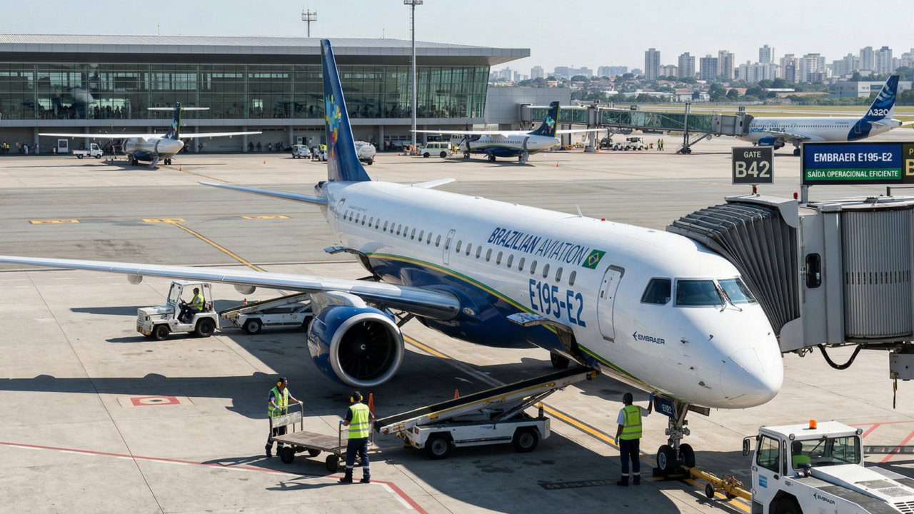 Avião da Embraer supera grandes montadoras da indústria