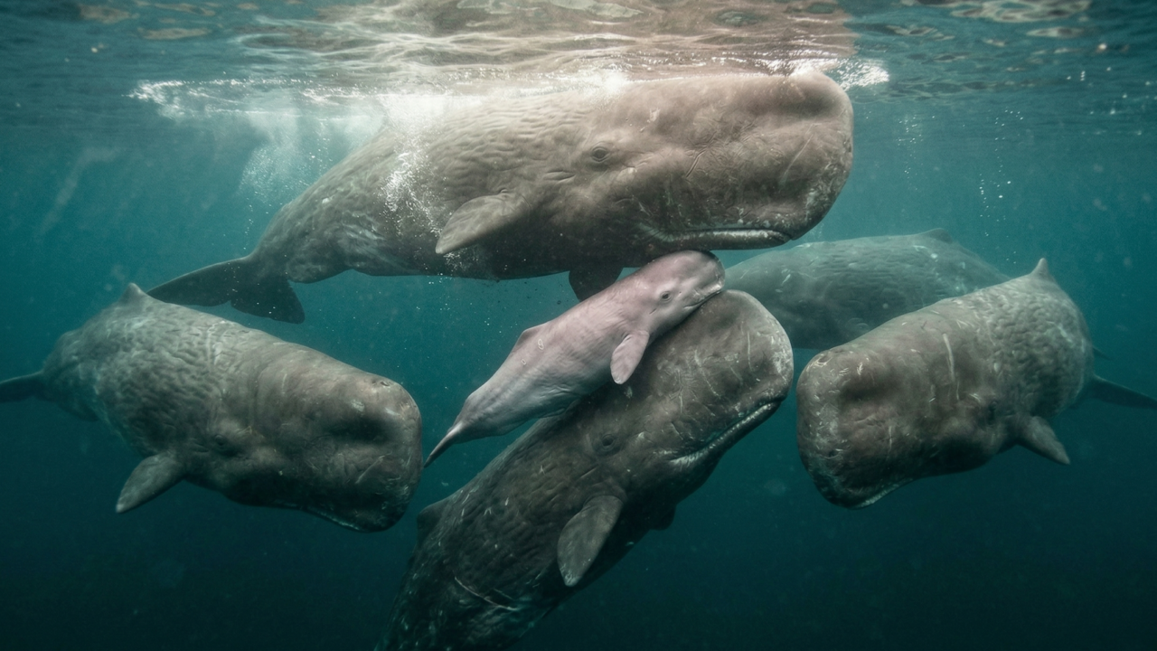 O nascimento que mostrou como baleias podem cooperar até no momento mais delicado da vida