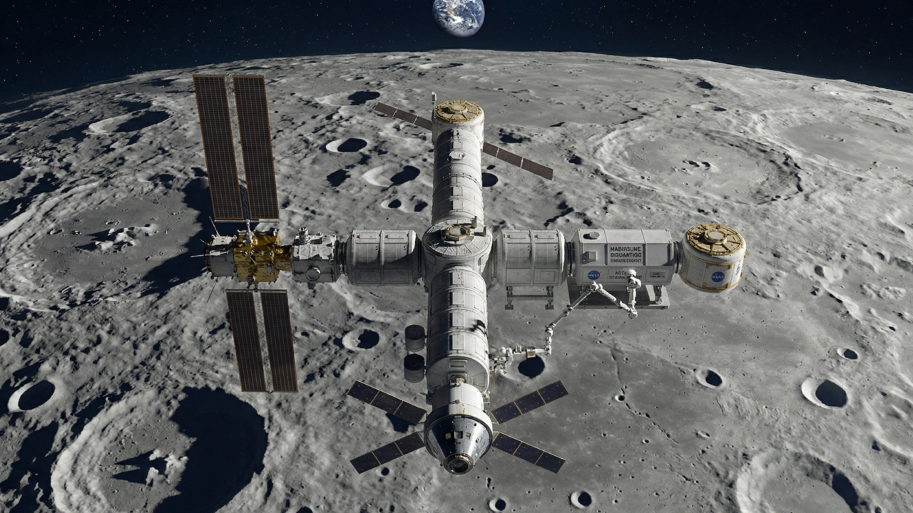Possível estação lunar foi descartada com possibilidade no momento