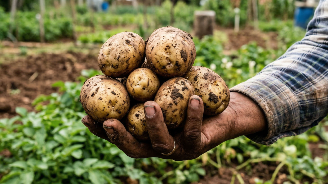 Como lavar batatas corretamente antes de cozinhar e manter a segurança dos alimentos