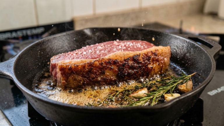 Essa mudança simples facilita o preparo do seu bife na frigideira