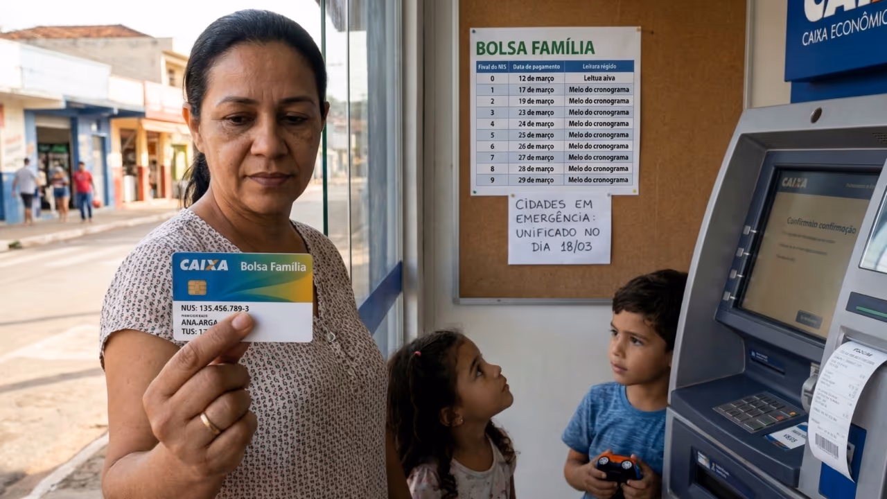 Bolsa Família de março de 2026 já está sendo pago e o calendário completo ajuda a evitar confusão