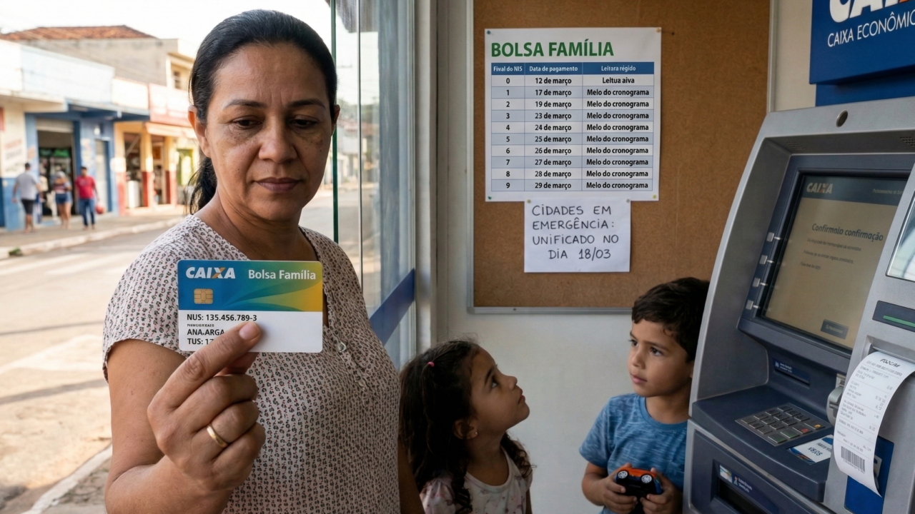 Bolsa Família de março de 2026 já está sendo pago e o calendário completo ajuda a evitar confusão