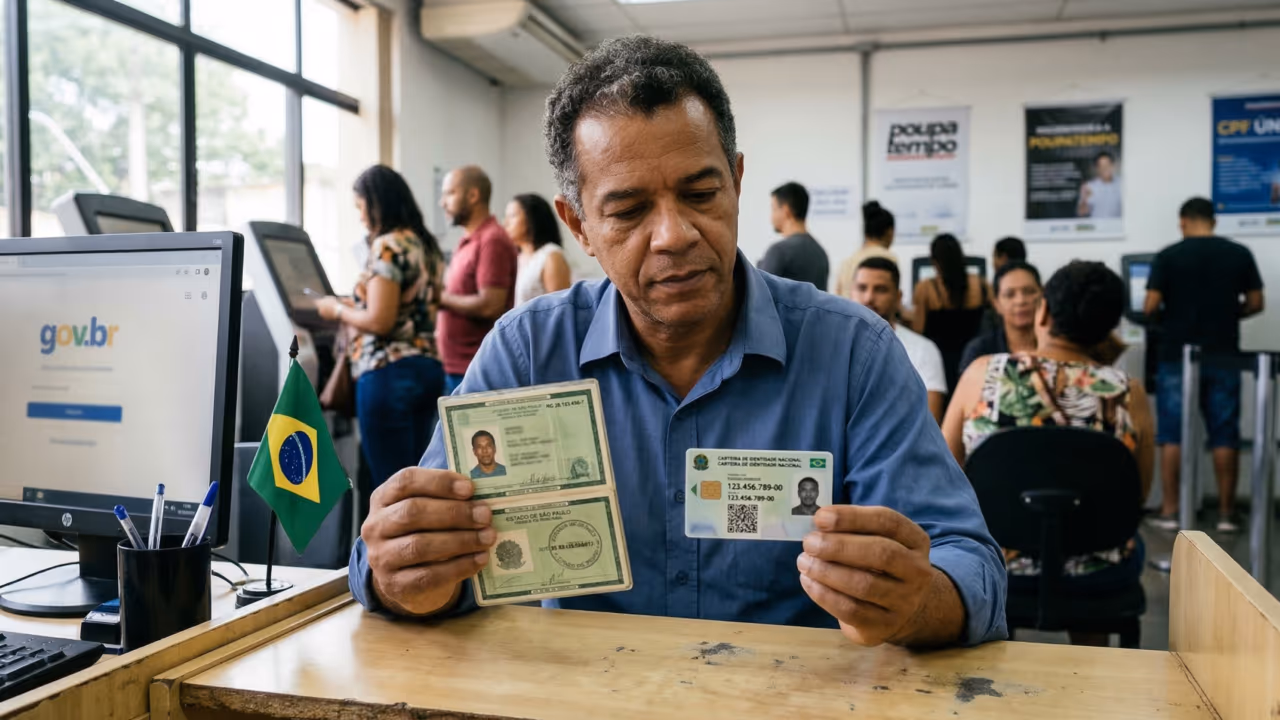 Brasileiros que ainda usam o RG antigo podem enfrentar dificuldades em serviços nos próximos anos