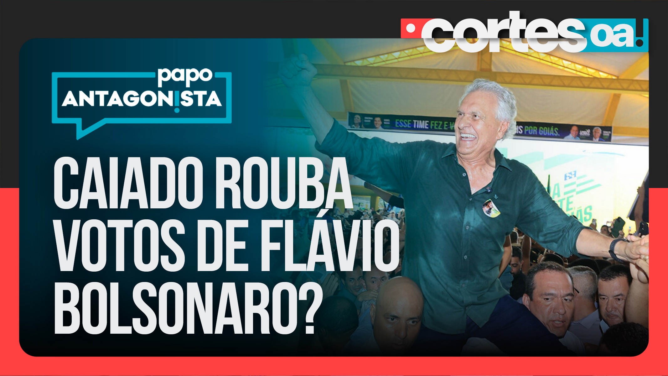 O que faria um eleitor de Flávio mudar o voto para Caiado