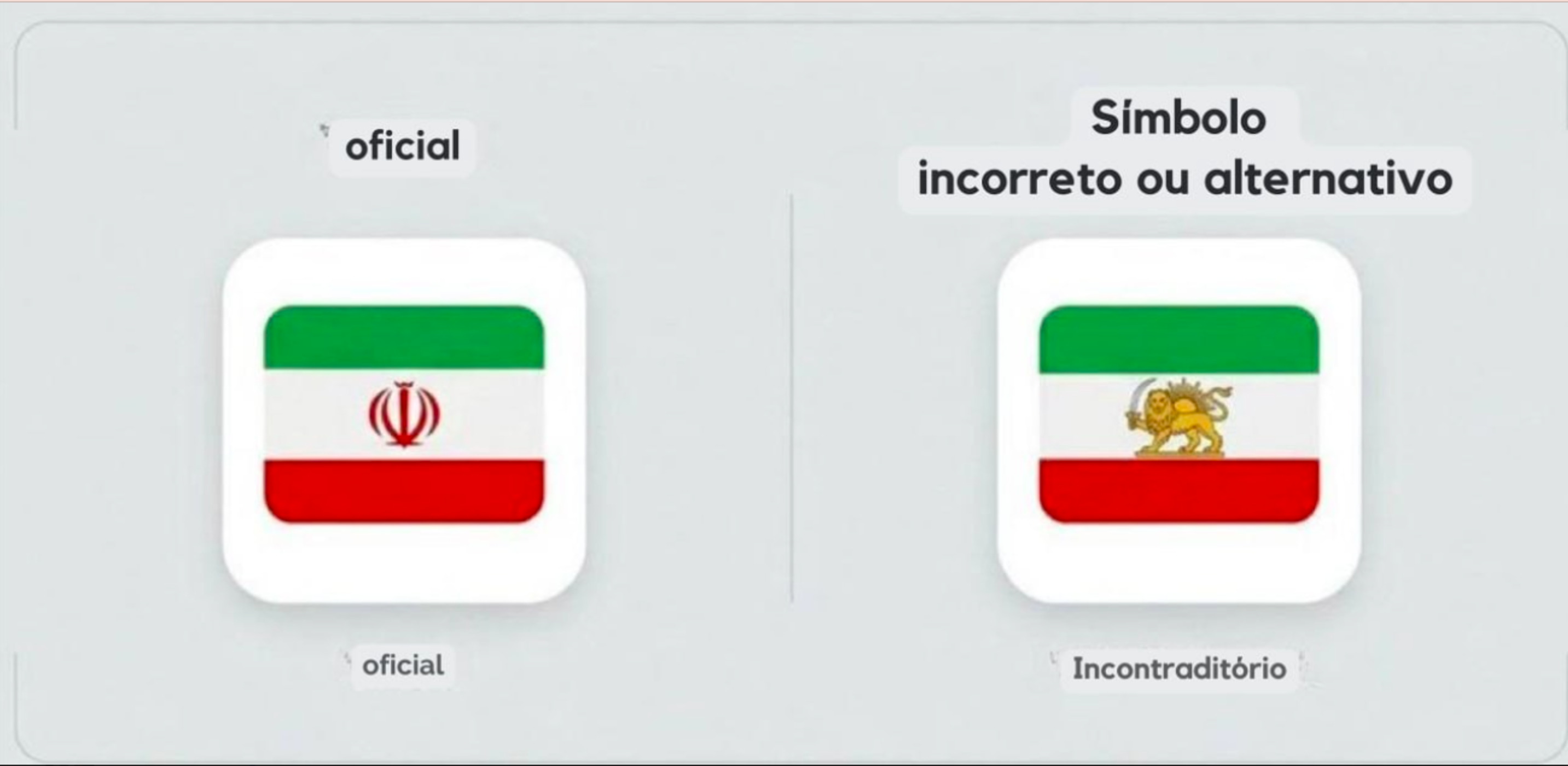 Crusoé: Emoji da bandeira do Irã vira questão de Estado