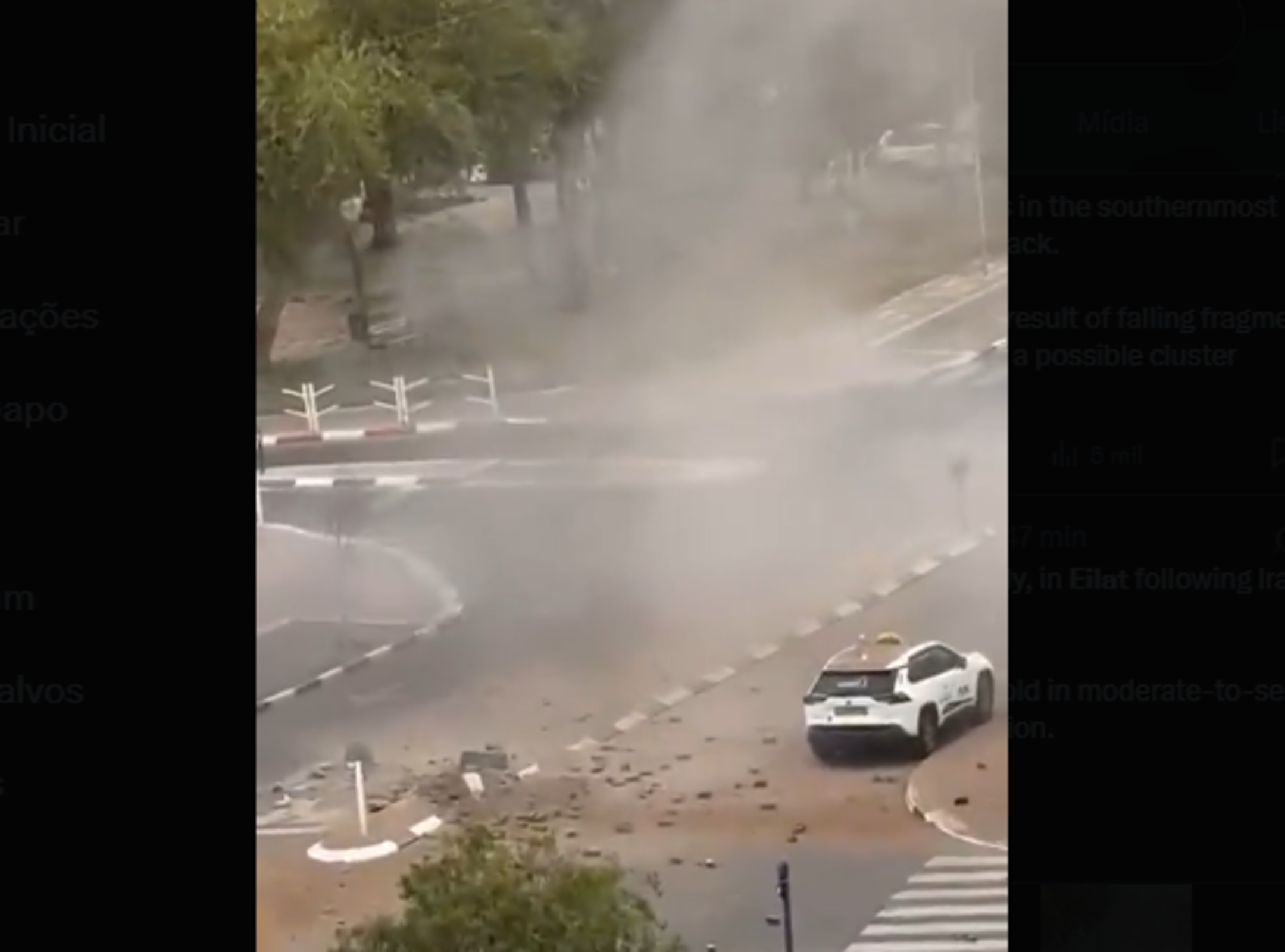 Ataque iraniano deixa criança gravemente ferida em Eilat, no sul de Israel