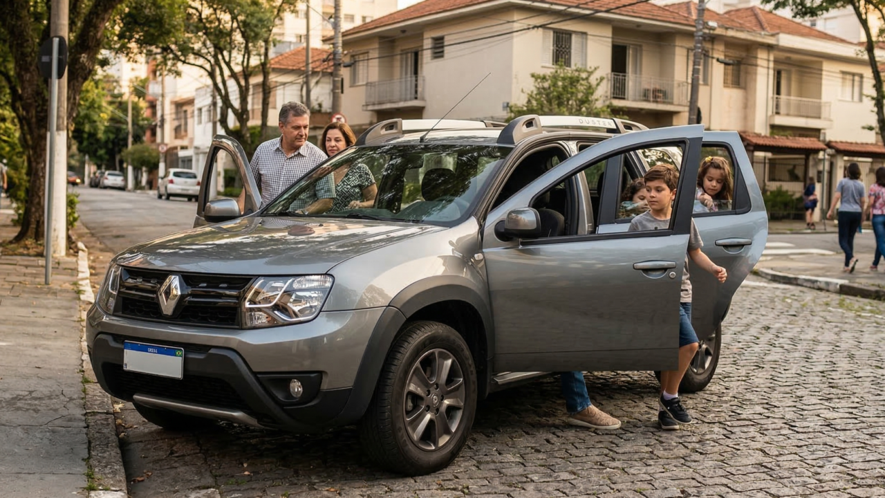 Carros que por fora parecem gigantes, por dentro são pequenininhos