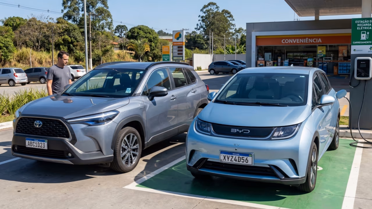 Vale mais a pena comprar carro híbrido ou elétrico no uso do dia a dia?