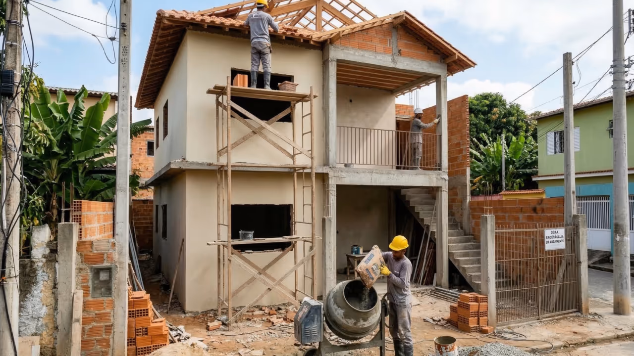 Quanto custa construir uma casa de 70 m² em 2026 e por que o orçamento quase sempre muda