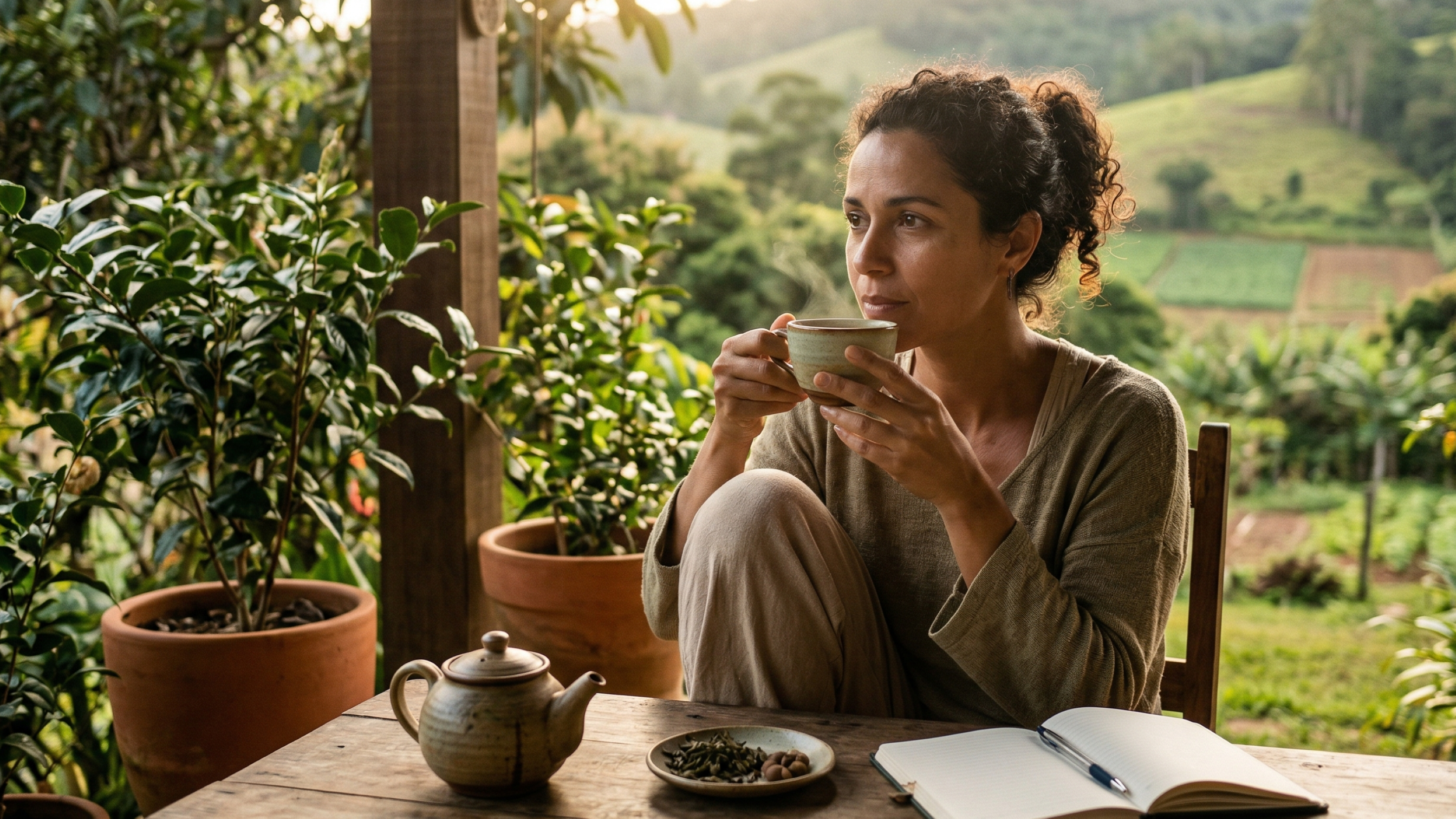 O composto do chá que pode ajudar o cérebro a relaxar sem derrubar seu foco