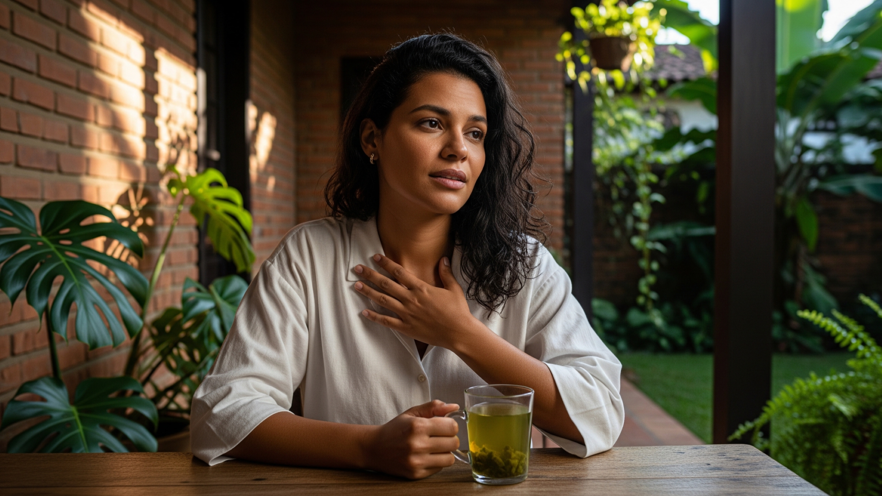 Chá verde e ansiedade: o “fit” que acelera o coração e bagunça a cabeça